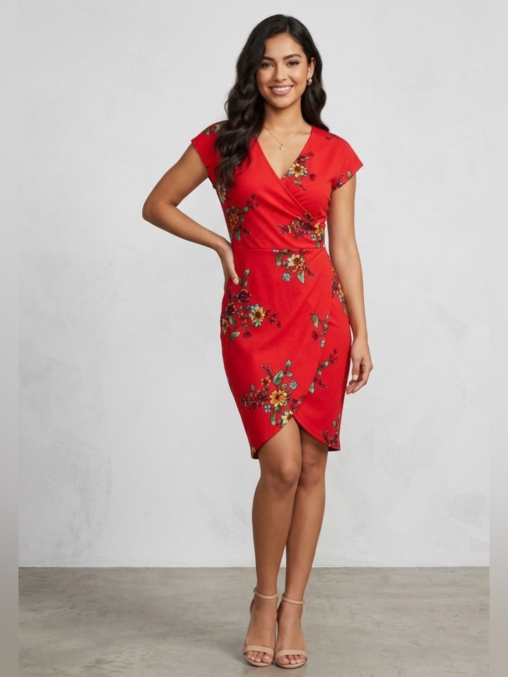 Floral Wrap Dress  Rebel Sugar